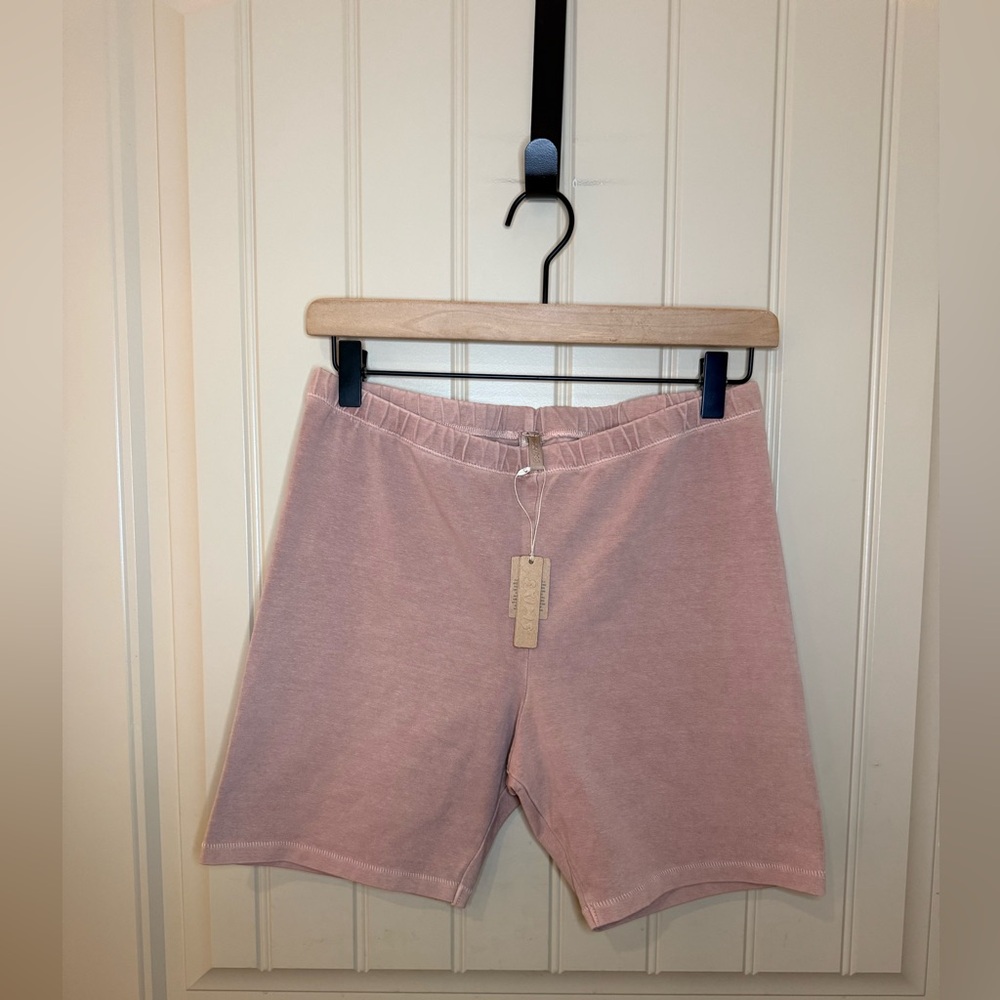 NWT Skims Outdoor Set - Bra & Bike Shorts in Tigers Eye Pink/Tan Women’s Sz XL - Picture 5 of 7